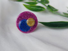Load image into Gallery viewer, Dúil Shimmer Statement ring | Adjustable stainless steel Ring - Dúil
