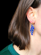 Load image into Gallery viewer, Ariel Blue Dangle Earrings - Dúil
