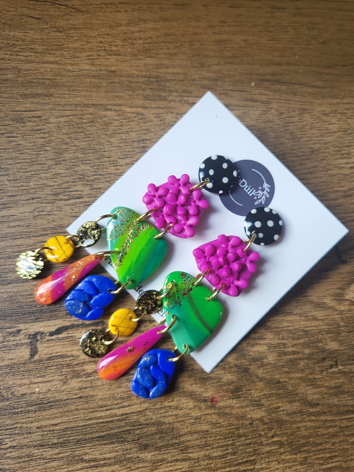 Carnival Bloom Dangle Earrings