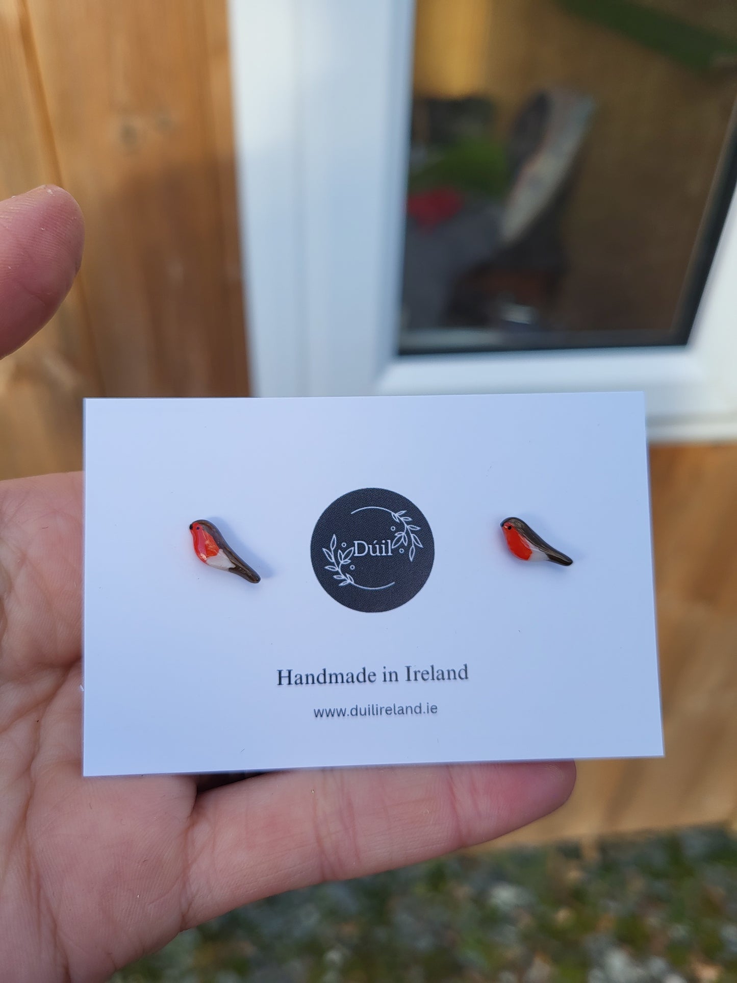 Dúil Robin Stud Earrings