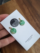 Load image into Gallery viewer, Dúil green Marble Dainty Dangle earrings - Dúil
