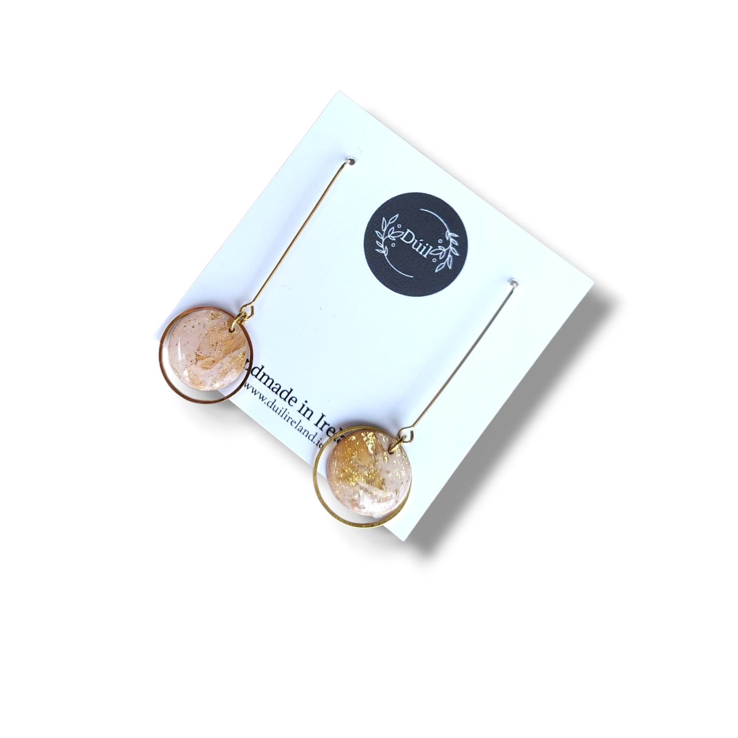 Dúil Grace and Gold Dangle Drop Earrings