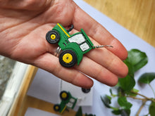Load image into Gallery viewer, Green Tractor Earrings - Dúil
