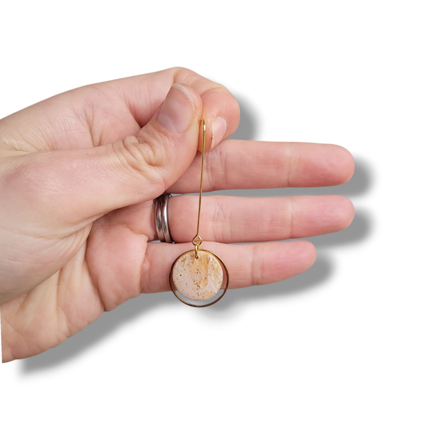 Dúil Grace and Gold Dangle Drop Earrings