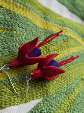 Load image into Gallery viewer, Dúil Fuchsia earrings - Large - Dúil
