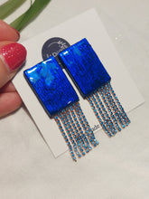 Load image into Gallery viewer, Dúil Leoni Large blue earrings - Dúil
