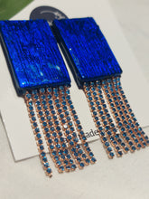 Load image into Gallery viewer, Dúil Leoni Large blue earrings - Dúil
