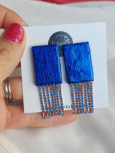 Load image into Gallery viewer, Dúil Leoni Large blue earrings - Dúil
