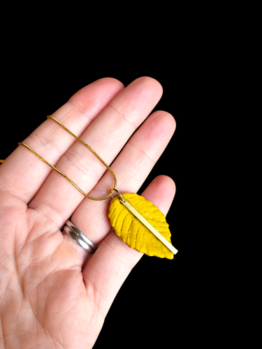 Statement Necklace | Leaf necklace