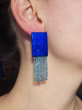 Load image into Gallery viewer, Dúil Leoni Large blue earrings - Dúil
