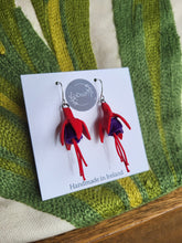 Load image into Gallery viewer, Dúil Fuchsia earrings - Large - Dúil

