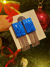 Load image into Gallery viewer, Dúil Leoni Large blue earrings - Dúil
