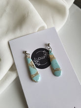 Load image into Gallery viewer, Dúil Sarah baby blue Earrings - Dúil
