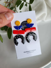 Load image into Gallery viewer, Aifric Red Dangle Earrings - Dúil
