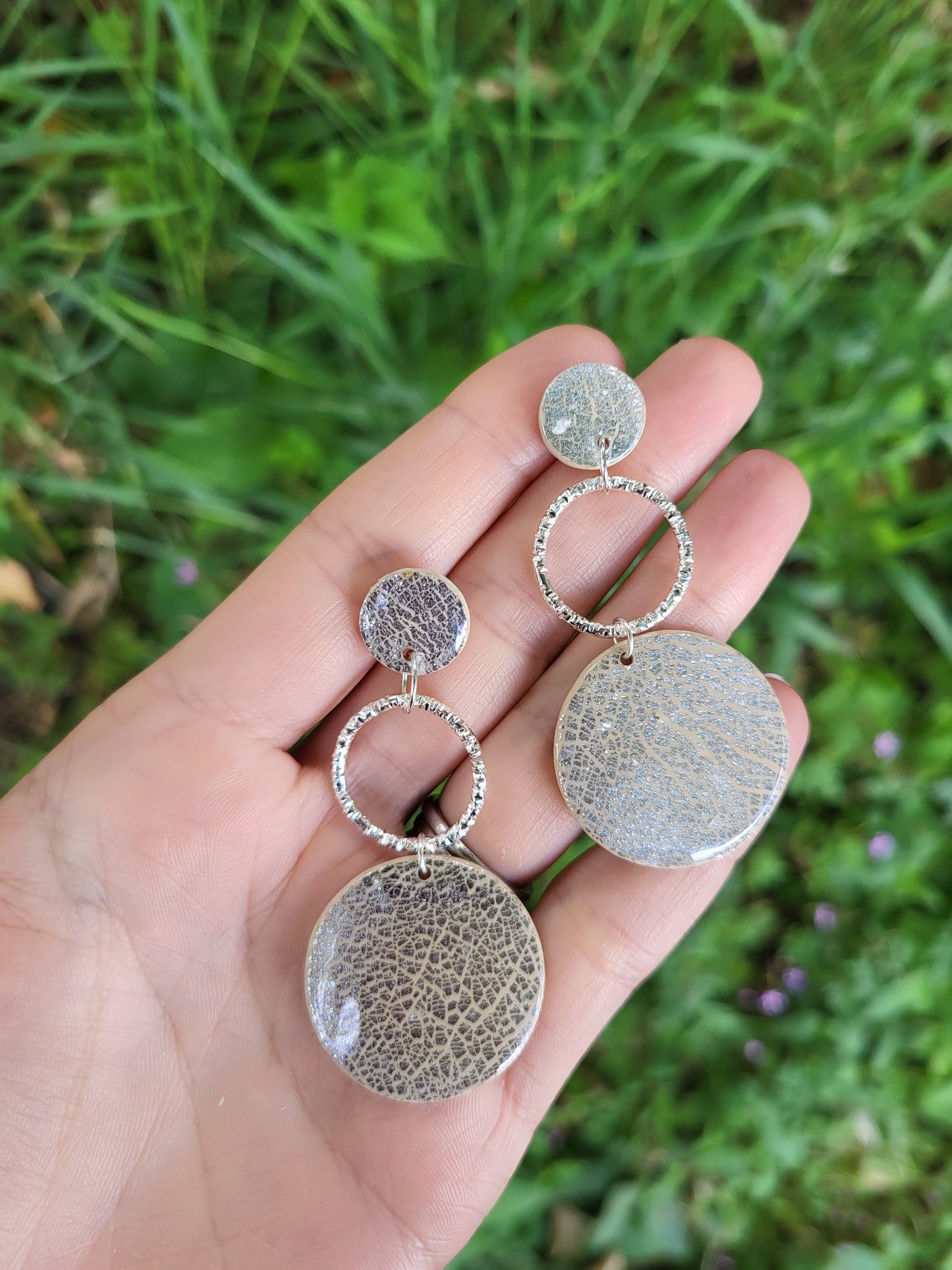 Silver Statement Earrings