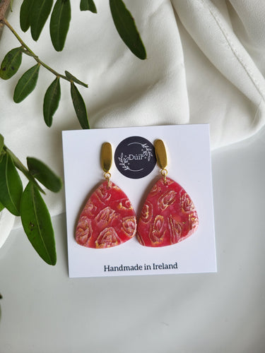 Dusty pink earrings 