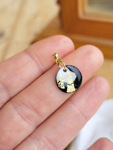 Load image into Gallery viewer, Dúil Black, White &amp; Gold Dainty Dangles - Dúil
