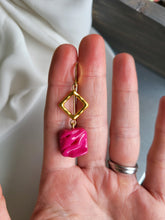 Load image into Gallery viewer, Pink surprise dangles earrings - Dúil
