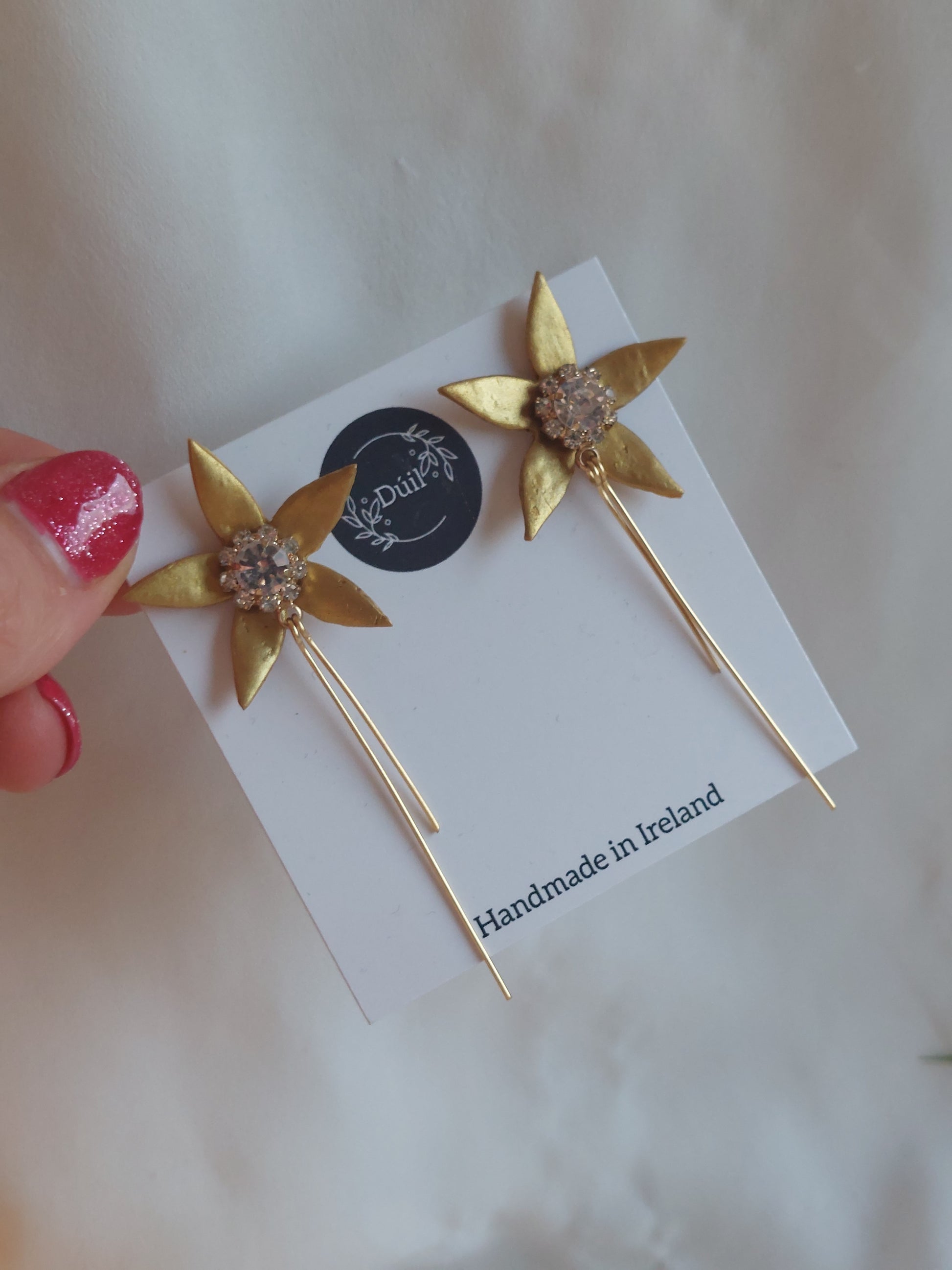 Dúil Réaltín gold earrings - Dúil