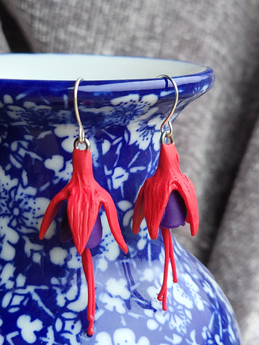 Dúil Fuchsia earrings - Large - Dúil