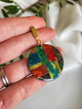 Load image into Gallery viewer, Dúil &quot;Building with colour&quot; statement circle dangling earrings - Dúil

