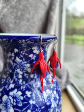 Load image into Gallery viewer, Dúil Fuchsia earrings - Large - Dúil
