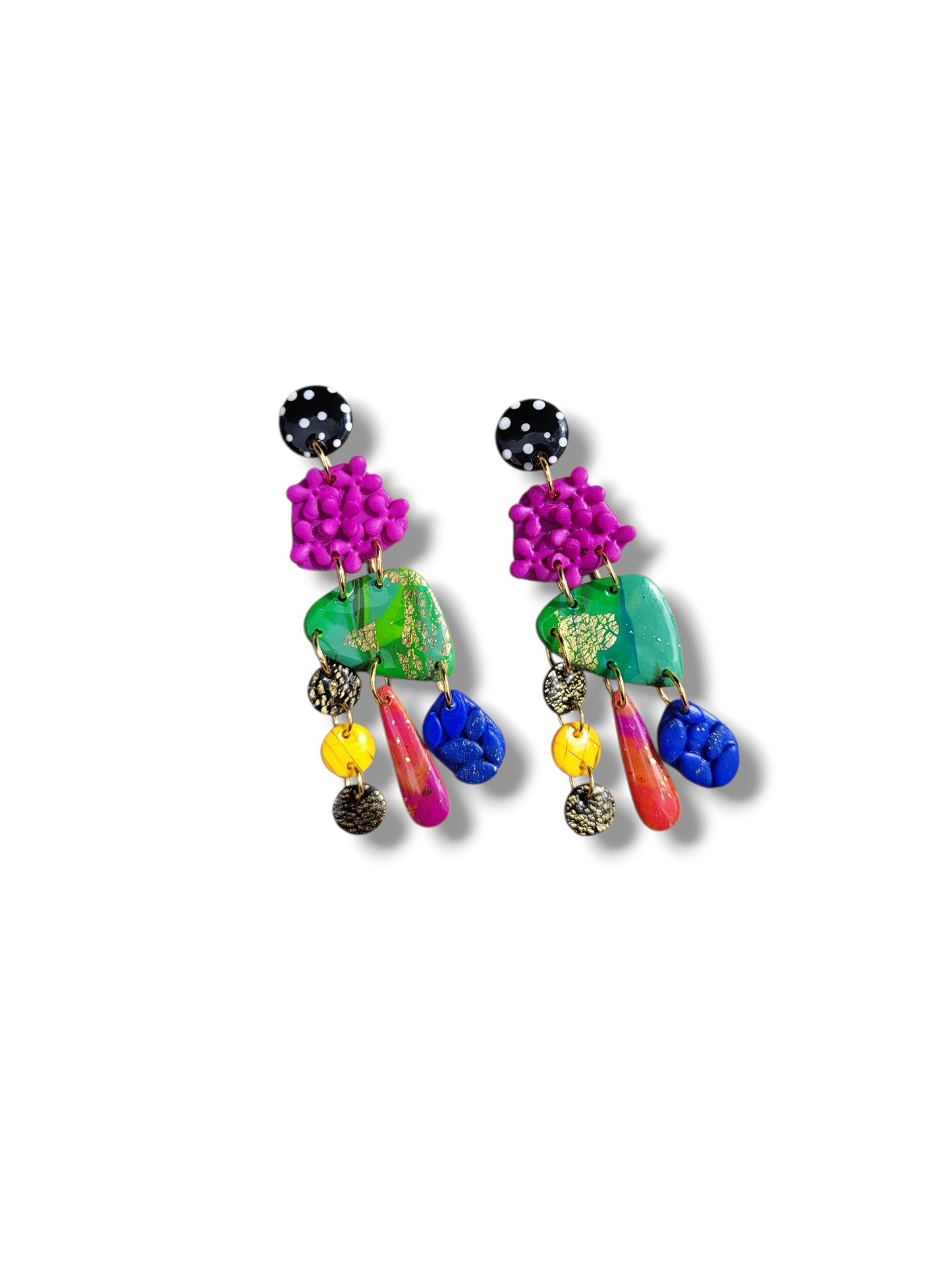 Carnival Bloom Dangle Earrings