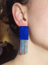 Load image into Gallery viewer, Dúil Leoni Large blue earrings - Dúil
