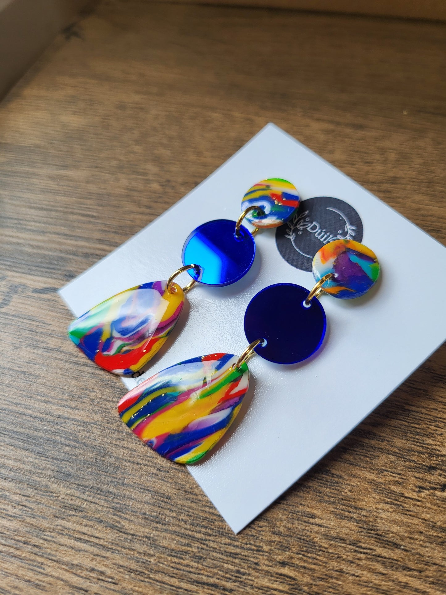 Colourful Modern Dangle Earrings