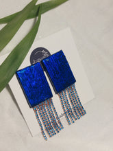 Load image into Gallery viewer, Dúil Leoni Large blue earrings - Dúil
