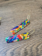Load image into Gallery viewer, Colour POP Rectangle Dangle Earrings - Dúil
