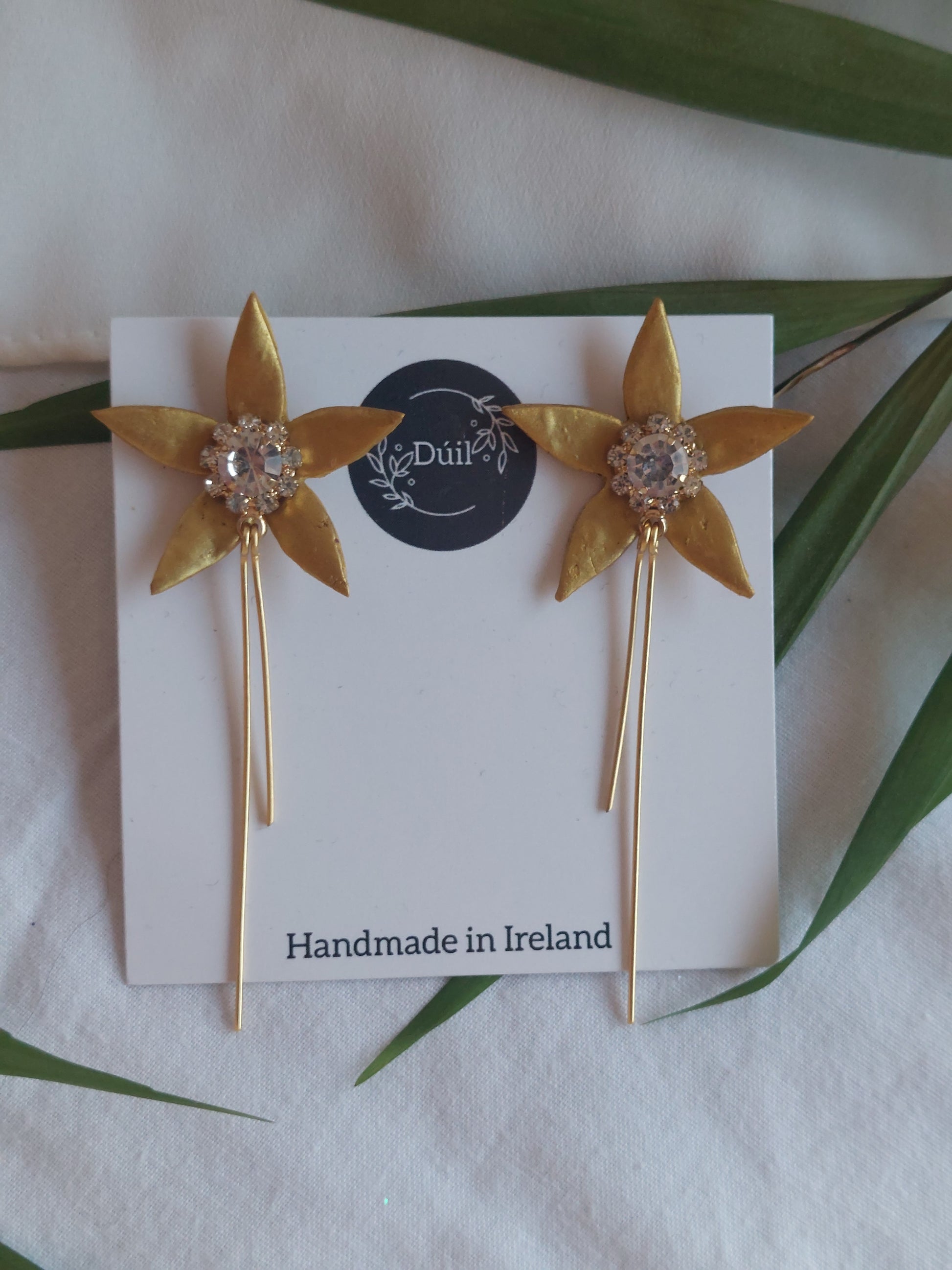Dúil Réaltín gold earrings - Dúil
