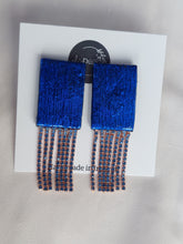 Load image into Gallery viewer, Dúil Leoni Large blue earrings - Dúil
