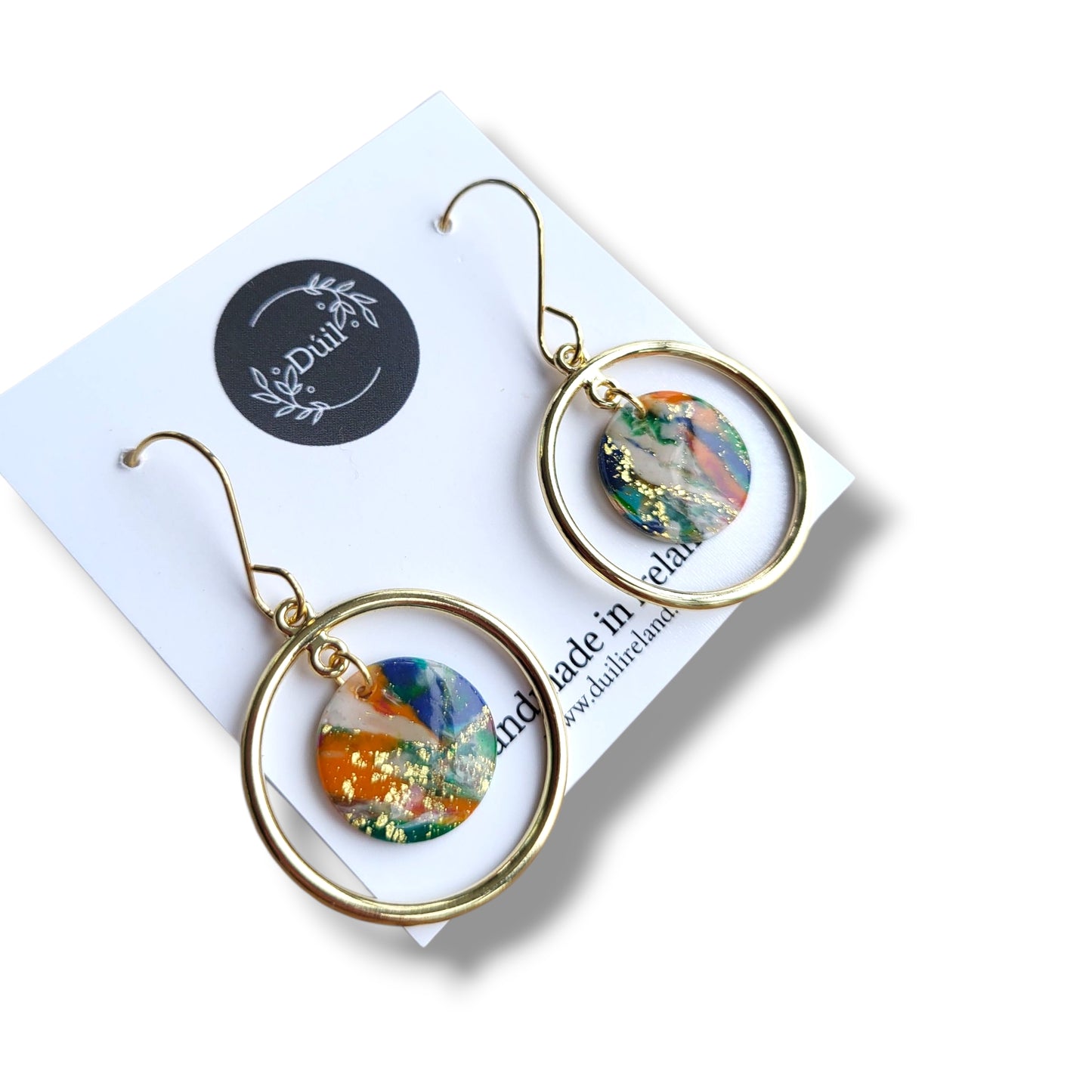 Dúil Wild Atlantic Way Hoop Dangle Earrings