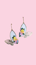 Load image into Gallery viewer, Flowering butterfly dangle earrings - Dúil
