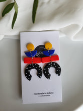 Load image into Gallery viewer, Aifric Red Dangle Earrings - Dúil
