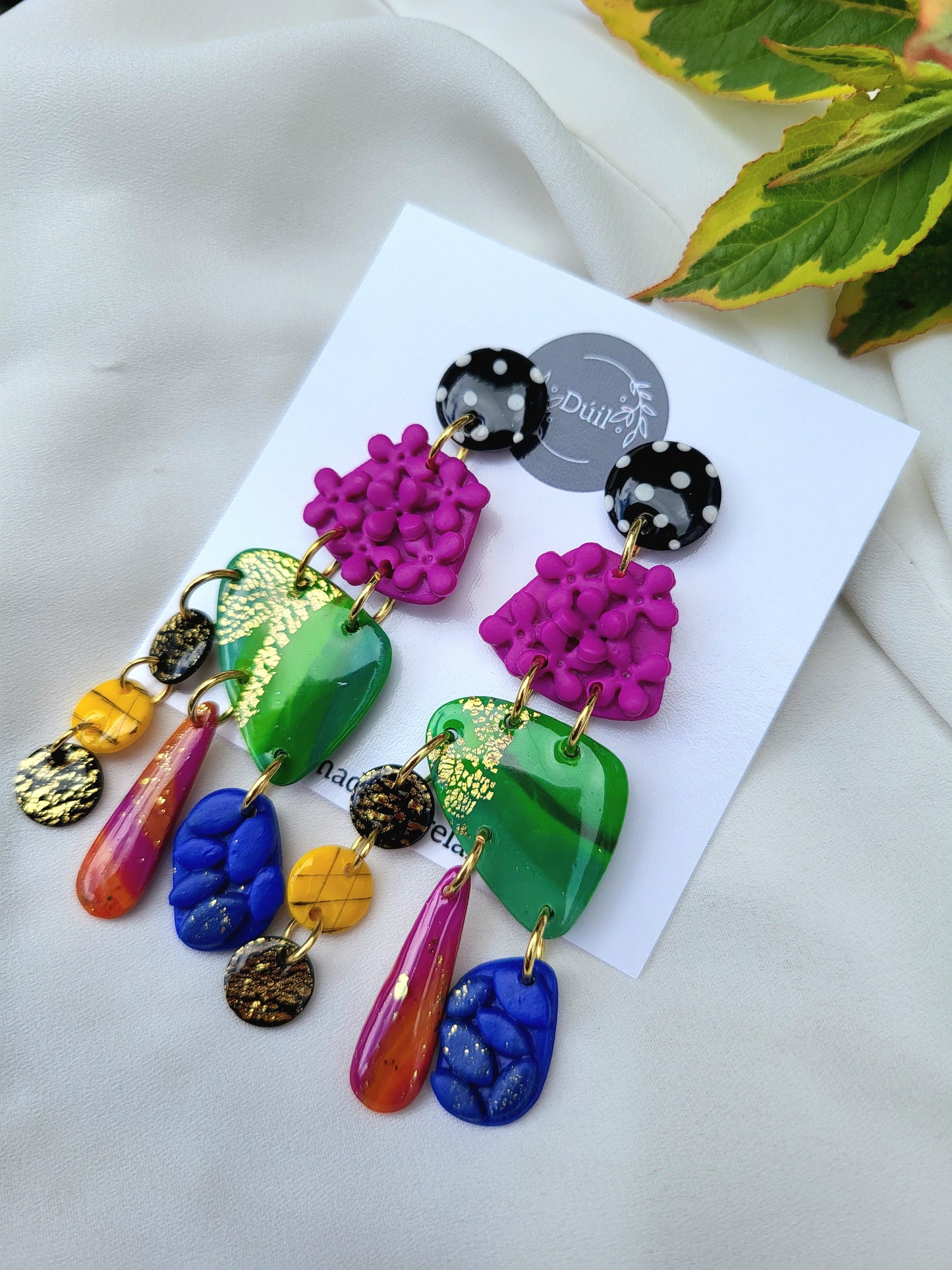 Carnival Bloom Dangle Earrings