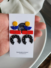 Load image into Gallery viewer, Aifric Red Dangle Earrings - Dúil
