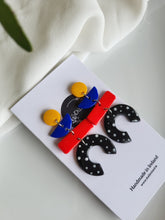 Load image into Gallery viewer, Aifric Red Dangle Earrings - Dúil
