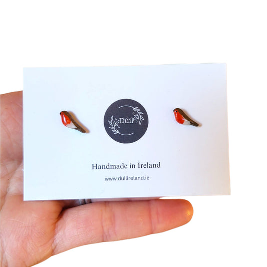Dúil Robin Stud Earrings