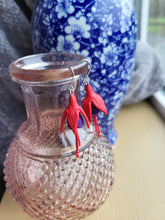 Load image into Gallery viewer, Dúil Fuchsia earrings - Large - Dúil
